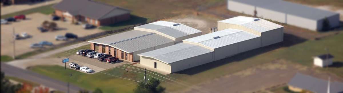 aerial view of Coursey Enterprises