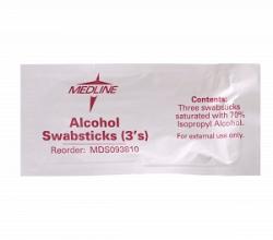 ALCOHOL SWABSTICKS 3 PKG