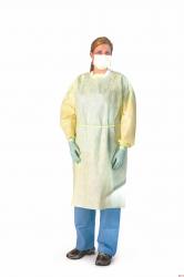 GOWN ISOLATION STERILE YELLOW